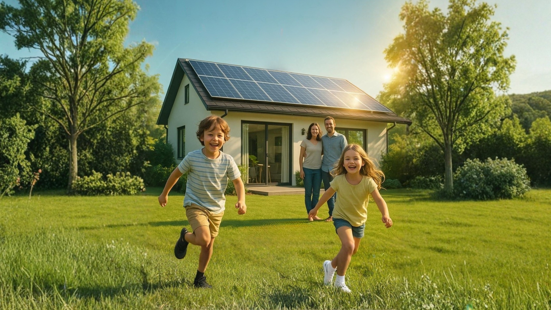 Solar panel installation on UK home